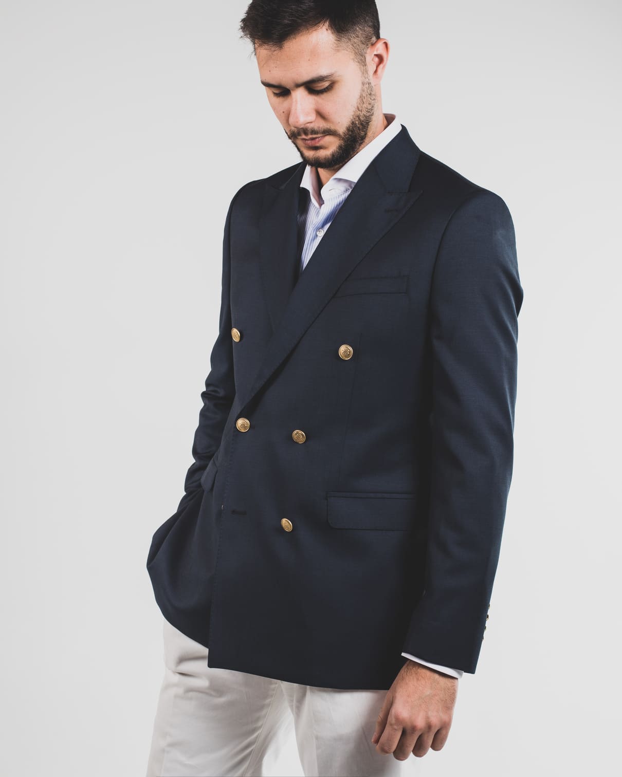 Monaco blazer with gold buttons