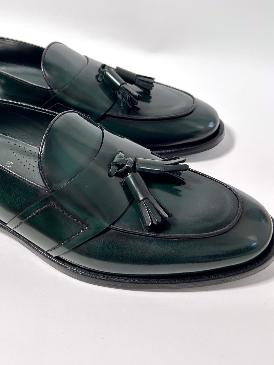 Botiglia Green Florentic Leather Tassel Loafer