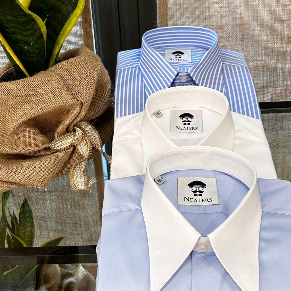 Neaters Blue Striped London Shirt