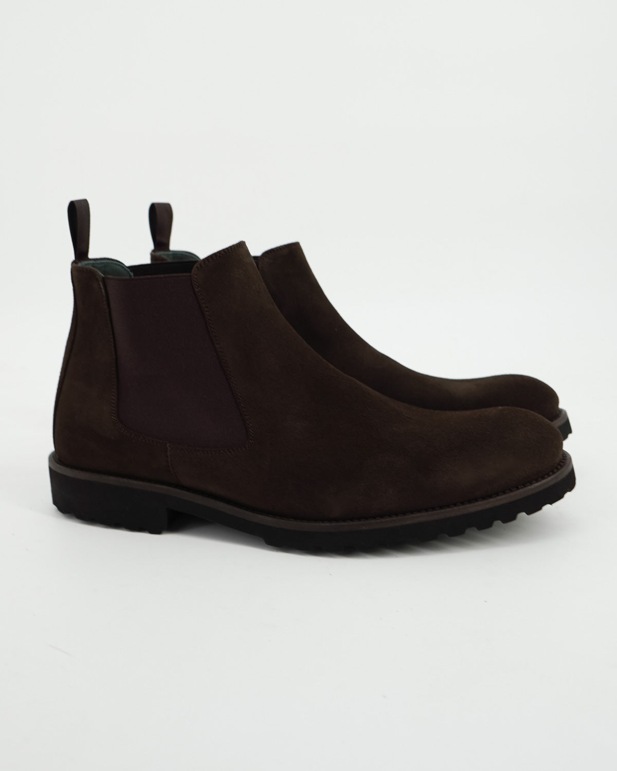 Botines Chelsea Serraje Café