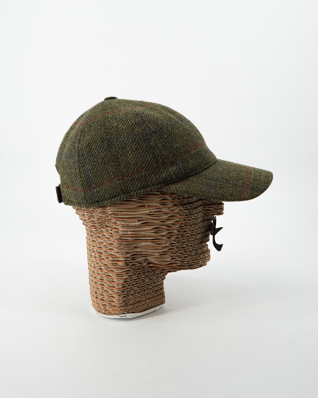 Gorra Cuadros Verde Musgo