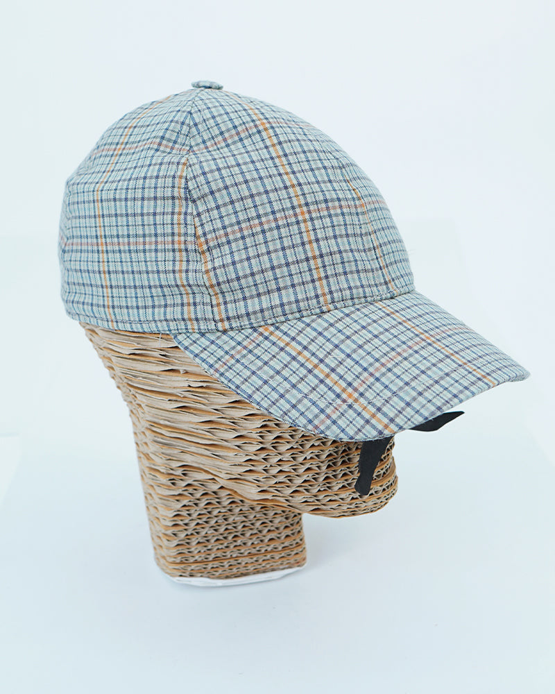 Gorra Strike Cuadros Turquesa/Azul/Naranja Verano