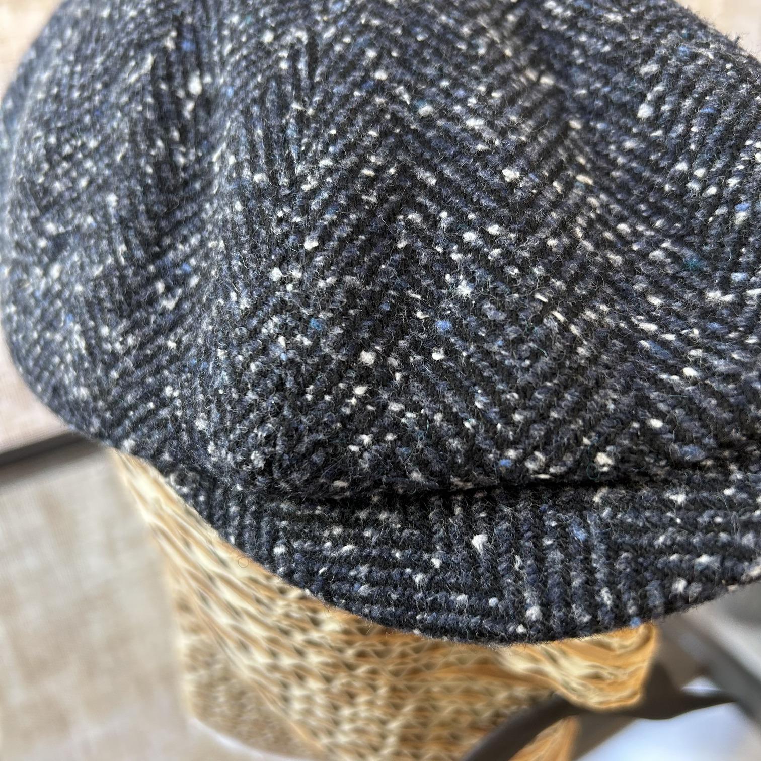 Blue "Rocky" cap with small spikes