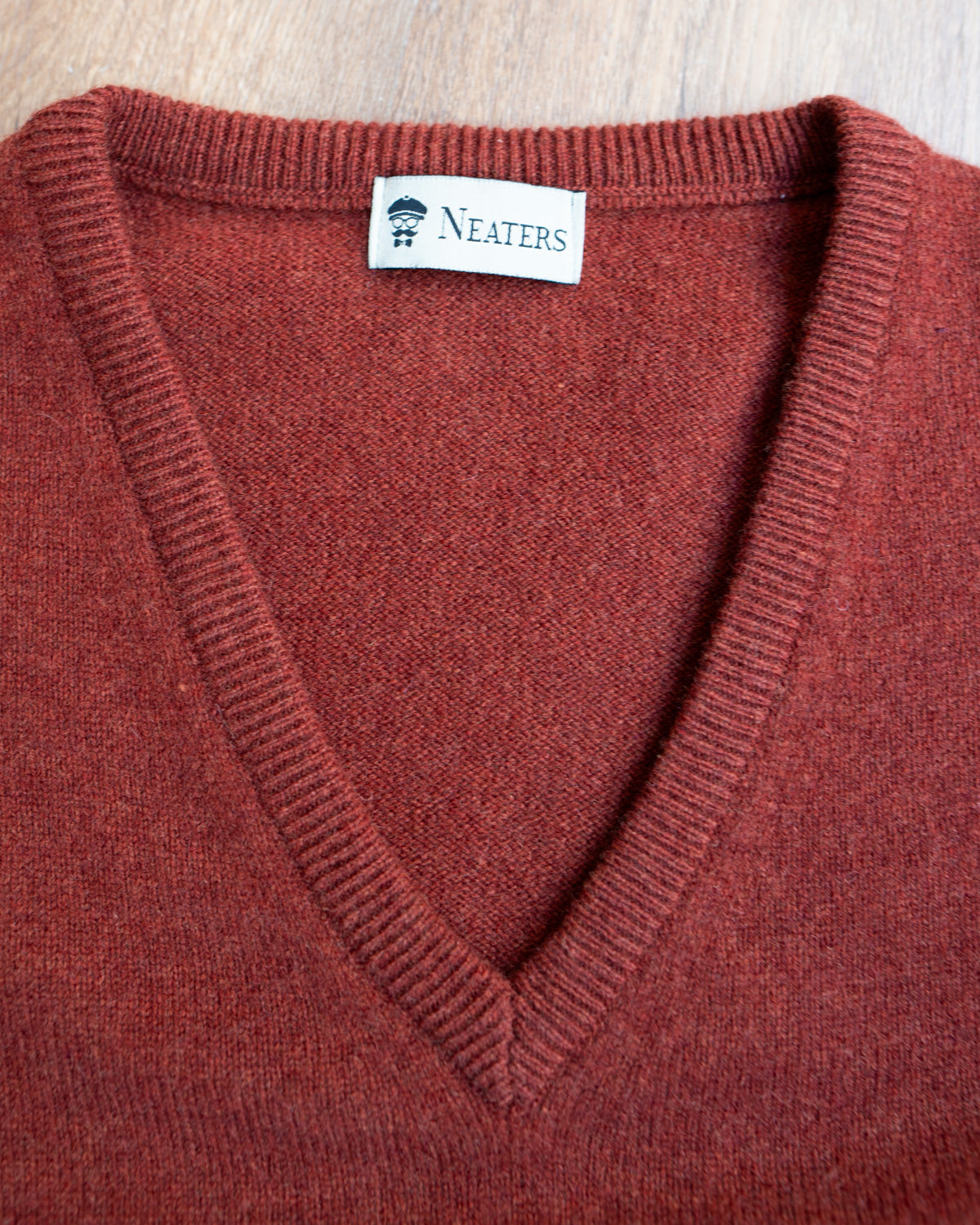 Jersey Caldera Lambswool Cuello Pico