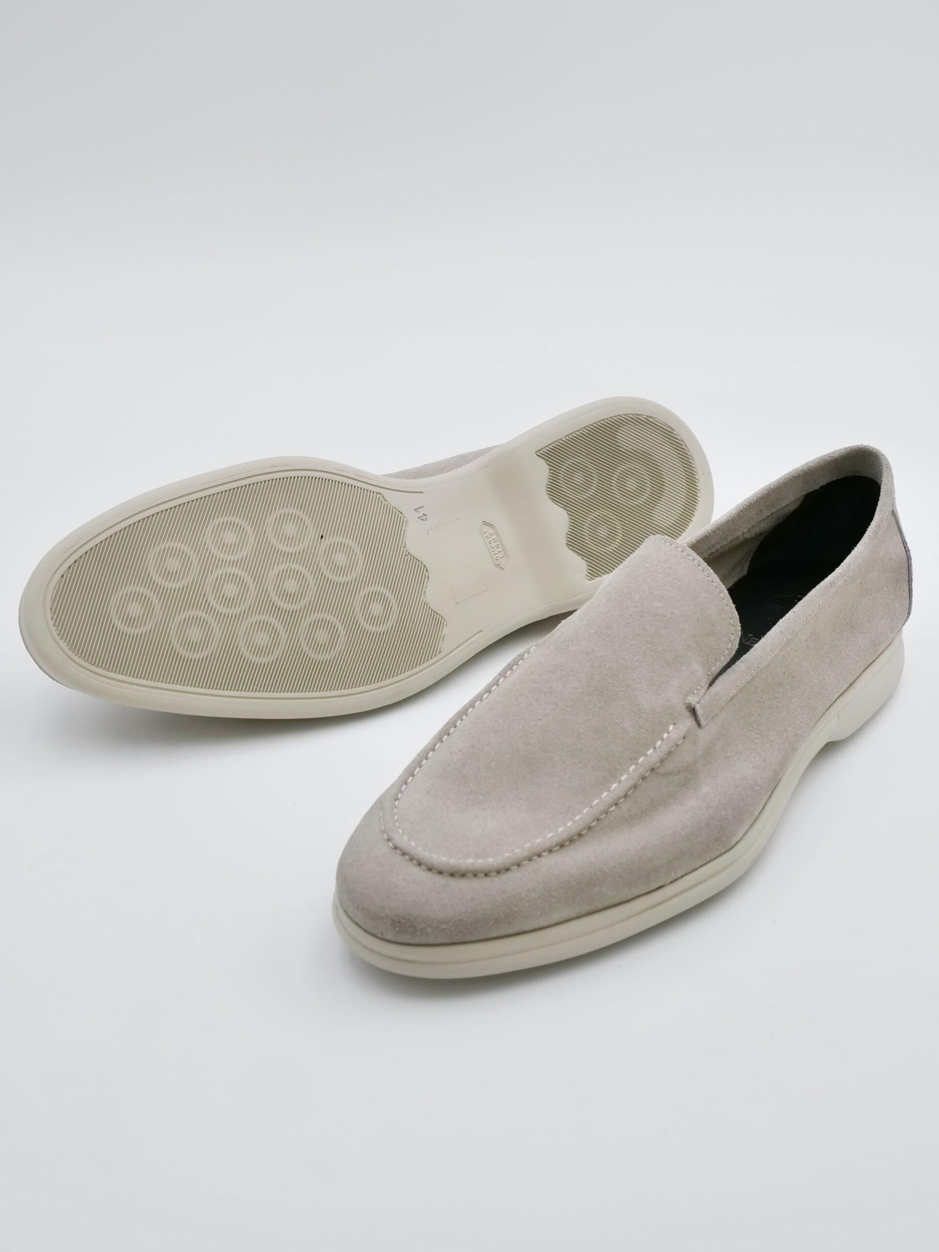 Zapato Paolo de Serraje Gris