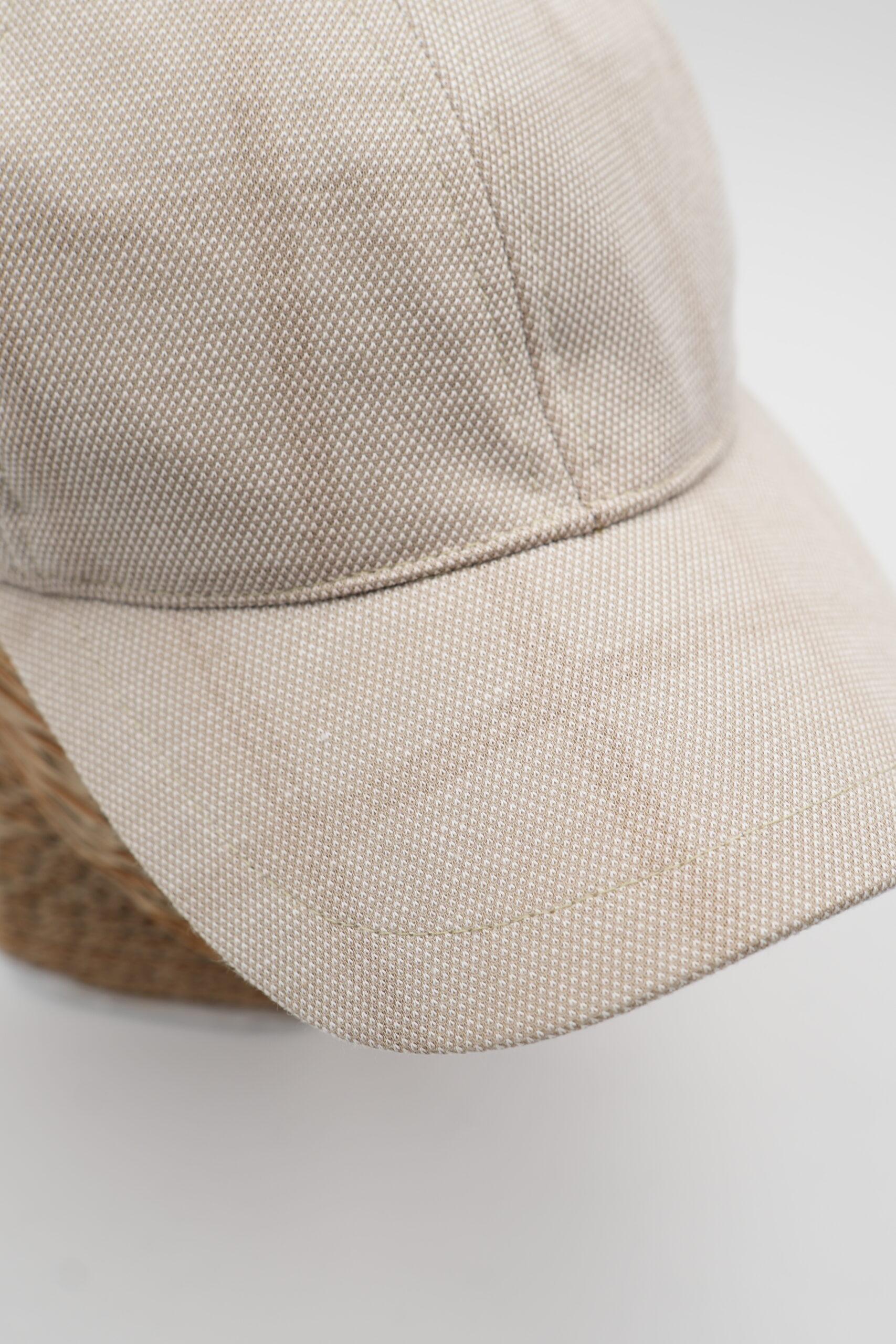 Strike Summer Beige Checkered Cap