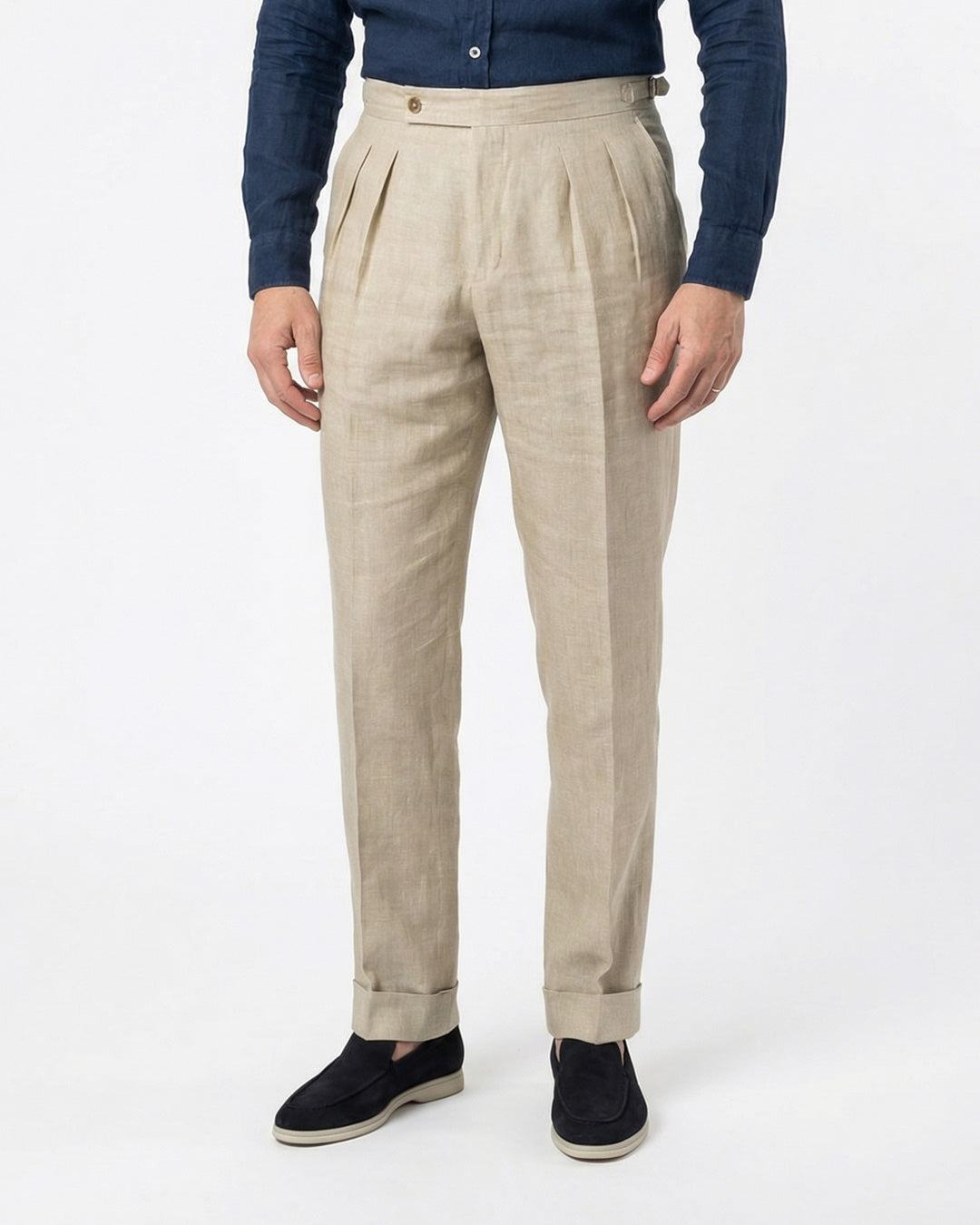 Pantalón Lino Crudo